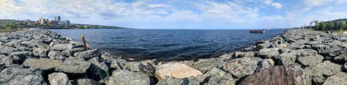 panorama of Lake Superior
